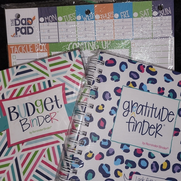Gratitude Finder and Budget Binder Set - Colorful